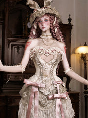 Victorian-Inspired Heart Corset – 16-Bone Silhouette Shaper