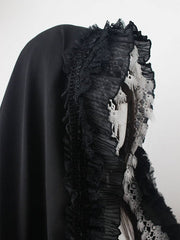 Black / White Nun Lolita Head Veil