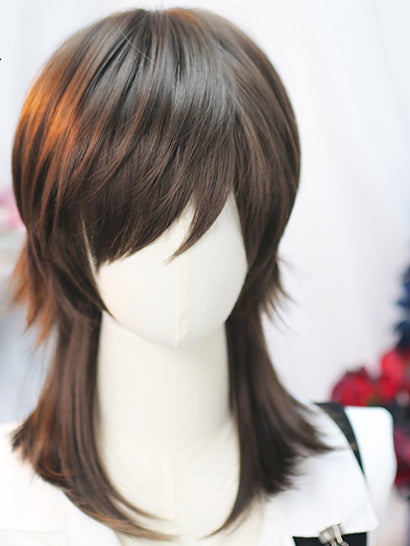 White/Brown/Black Ouji 40-45CM Above Bust Length Straight Wig
