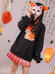 Red Plaid Pleated Skirt