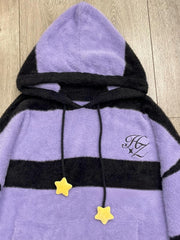 Yellow/Pink/Blue/Purple Star Design 5cm Clips