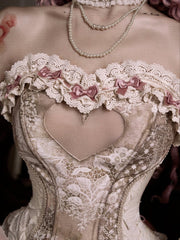 Victorian-Inspired Heart Corset – 16-Bone Silhouette Shaper