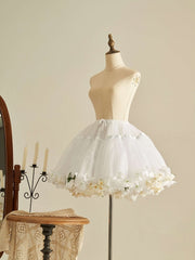 White&White- Harvest Spring 35cm/45cm Length Floral Petticoat