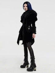 Gothic Black Fake Two Cloaks