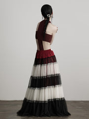 Urban Goth Tri-Color Tulle Umbrella Skirt