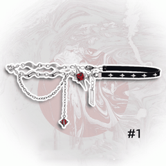 Star/Snake PU Chain Rhinestone Necklace