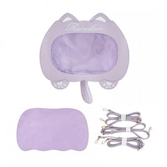 7 Color Options Cat Shape PU Leather Ita Bag