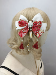 8 Color Options Wa Lolita Big Bow Hairclip