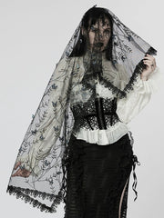 Gothic Butterfly Scarf