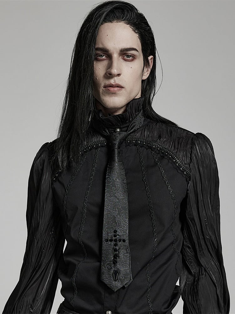 Goth Cross Tie
