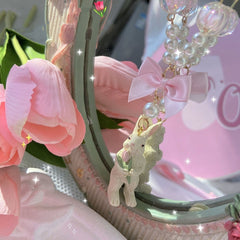 Tulip Rabbit Pendant Beads Necklace 3 Options