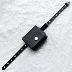 Punk Gothic Black Leg Bag