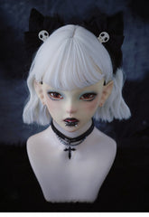 Small Skull-shaped Decorations Kitty Ears Shaped KC