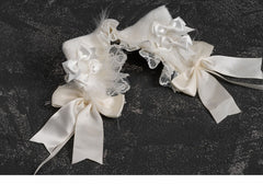 White Cat Ears Design Bowknots Hairband