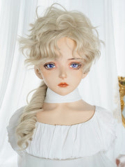 Light Blonde Curly Ouji Style Wig