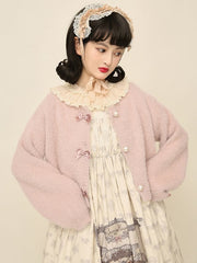 Six Color Options Bowknot Details Cardigan