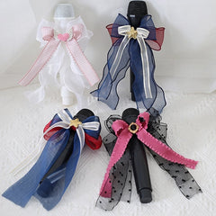 11 Options Star Bowknot Detail Microphone Model