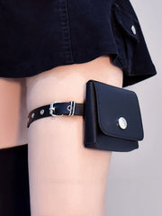 Punk Gothic Black Leg Bag