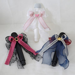 11 Options Star Bowknot Detail Microphone Model