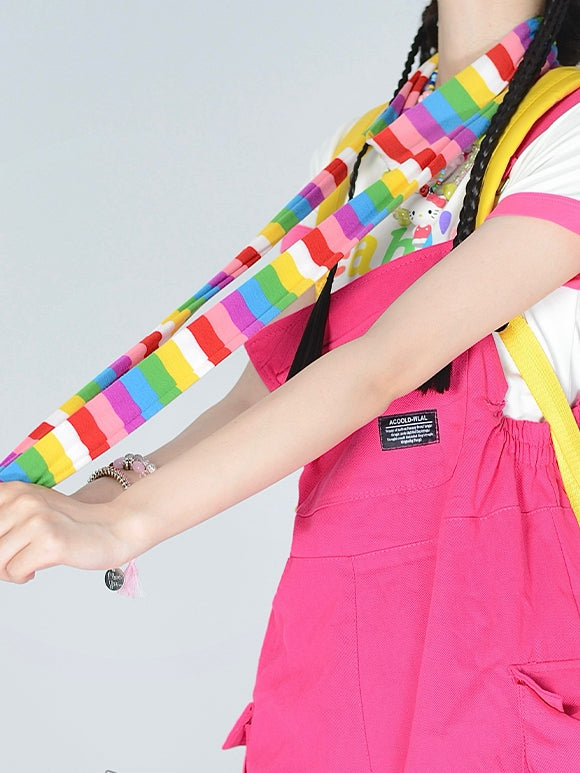 Striped Pattern Scarf 5 Colors