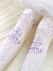 Chandelier Print Tights