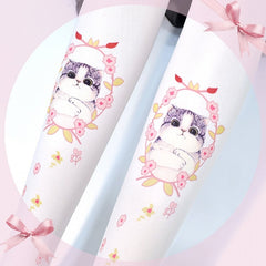 Kitty Print Lolita Tights